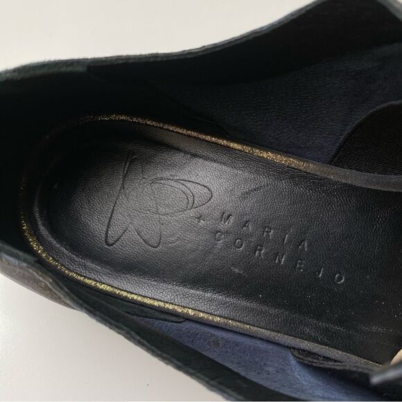 Zero + Maria Cornejo “Kelia” metallic Oxfords 36 6 - Picture 8 of 9
